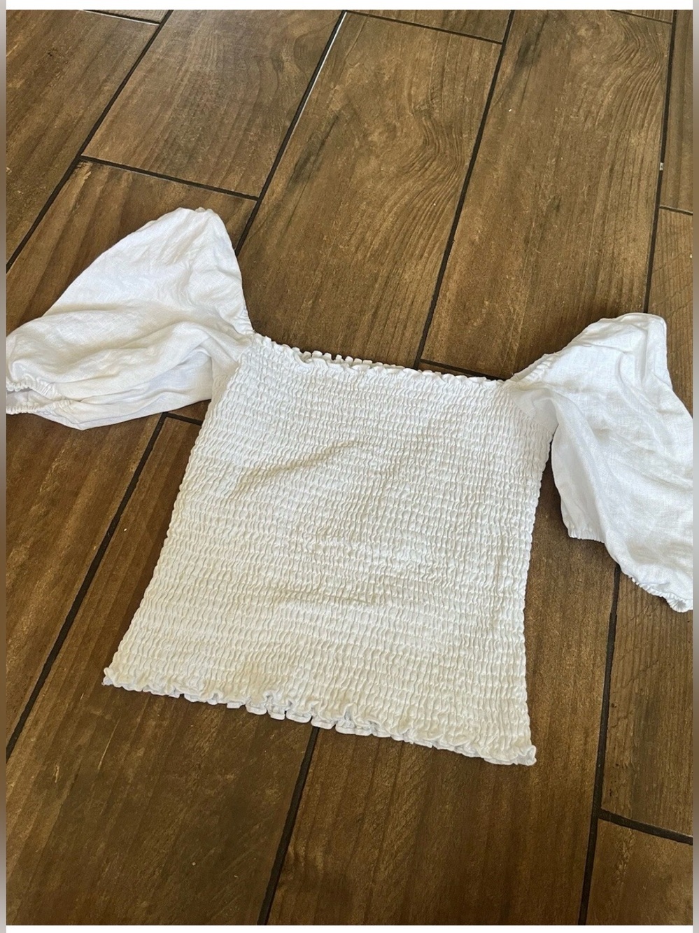 Reformation Clementine Top - White medium